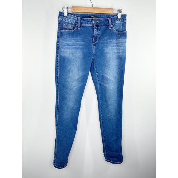 Kenneth Cole Skinny Medium Wash Blue Cotton Blend Denim Jeans Women's Size 10 - Picture 1 of 10